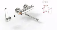Clinica Thermostatic faucet - Head part and thermostatic cartridge maintenance